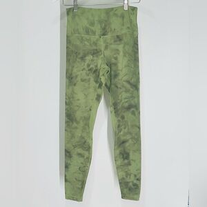 Lululemon Align Leggings Size 8 Green Tye Dye High Rise Yoga Pants